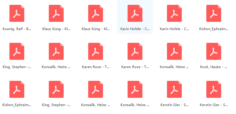 德语pdf电子图书大全5元 本 百度网盘发货 K N